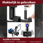 Kledinghaak en telefoonhouder voor autohoofdsteun