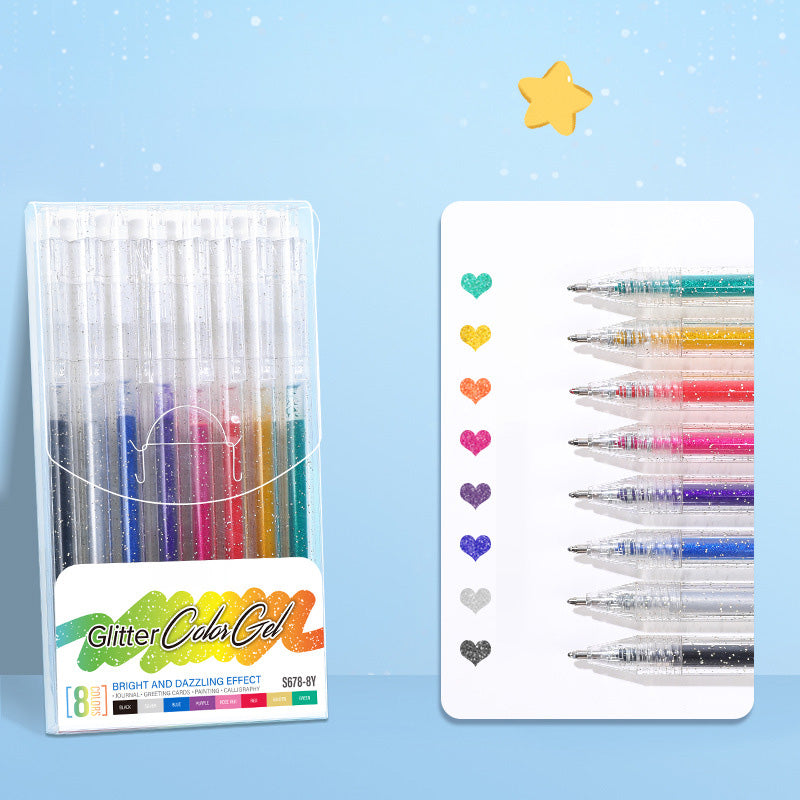 Glittergelpennen voor Creatief Schrijven – productafbeelding