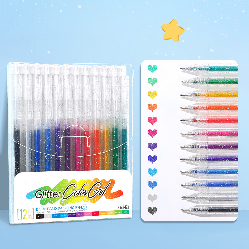 Glittergelpennen voor Creatief Schrijven – productafbeelding