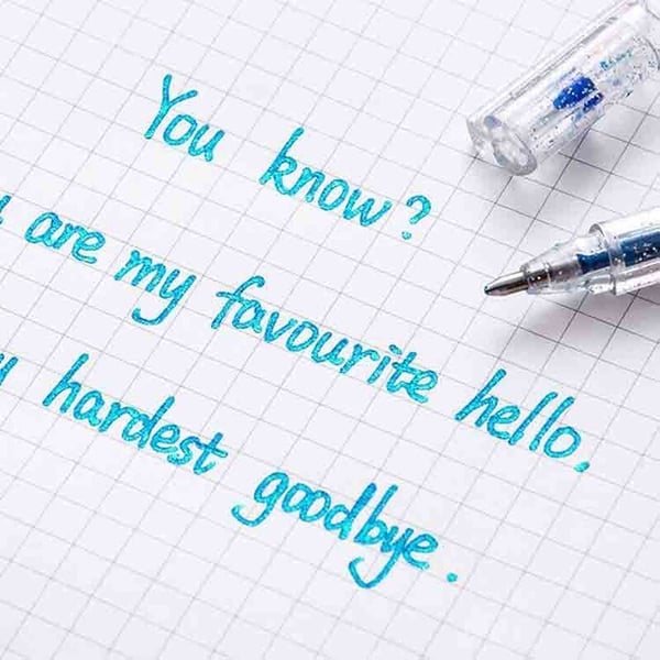 Glittergelpennen voor Creatief Schrijven – productafbeelding