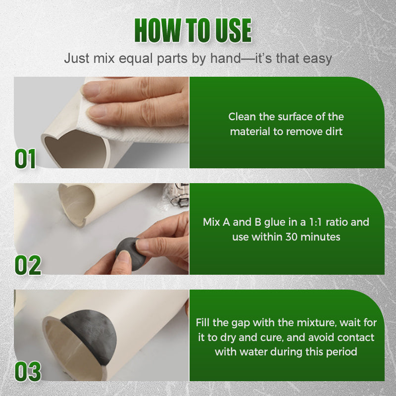 Kneedbare epoxy reparatiemassa – productafbeelding