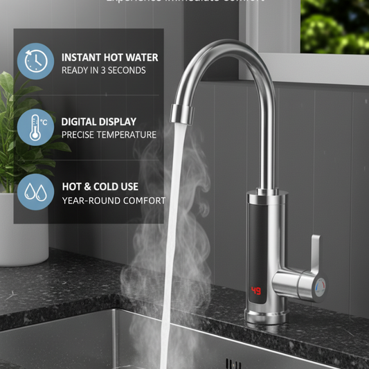 Elektrische Kraan met Doorstroomverwarming – productafbeelding