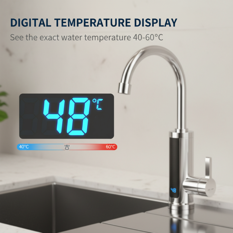Elektrische Kraan met Doorstroomverwarming – productafbeelding