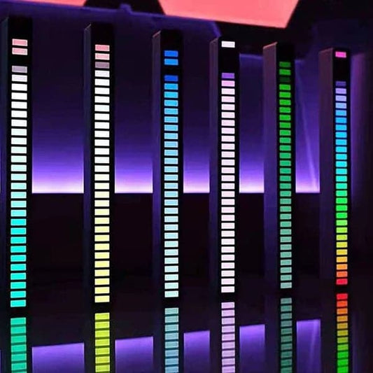 🎵🎮🚗 Draadloze Sound Activated RGB Light Bar – Bluetooth Bediening, 32-Bit Processor & Meerdere Scenario's (Gaming & Muziek Sfeer Must-Have!)