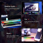 🎵🎮🚗 Draadloze Sound Activated RGB Light Bar – Bluetooth Bediening, 32-Bit Processor & Meerdere Scenario's (Gaming & Muziek Sfeer Must-Have!)