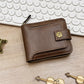 👛 Black Friday 60% OFF! Men's Vintage Zipper Wallet – Genuine Leather Look & RFID Protection ✨🔒
