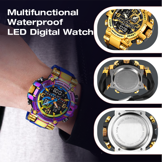 Gohomelyoo®  Multifunctionele waterdichte digitale LED-horloge