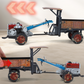 🚜Speelgoedmodel van een retro-tracto