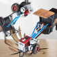 🚜Speelgoedmodel van een retro-tracto