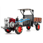 🚜Speelgoedmodel van een retro-tracto