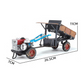 🚜Speelgoedmodel van een retro-tracto