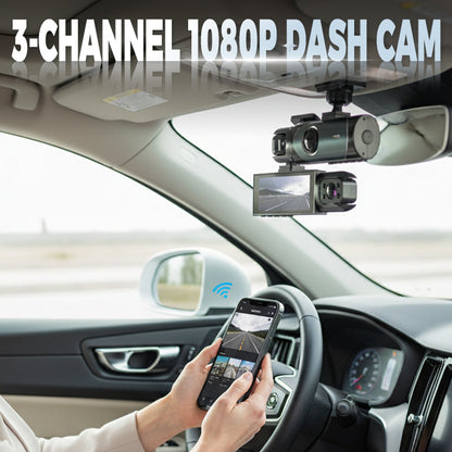 🎁2026 Nieuw binnen 50% KORTING💥3-kanaals 1080P dashcam