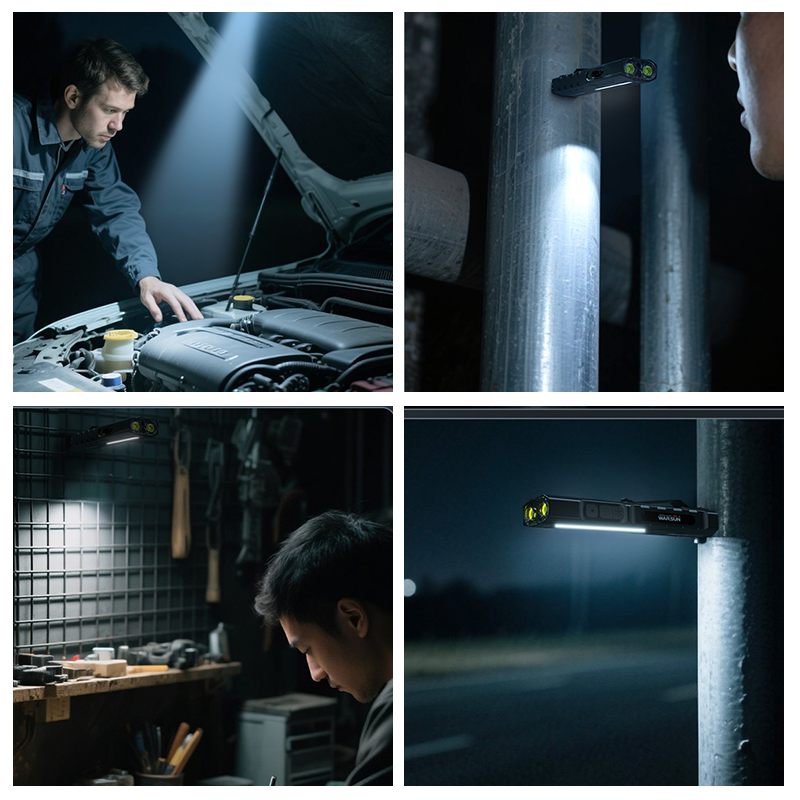 Magnetische Multifunctionele LED-Zaklamp – productafbeelding