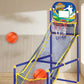⏰ NU 50% KORTING!🏀 Indoor basketbal-arcadespel voor kinderen met 4 ballen