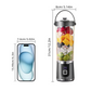 🏖️🍹Zomersale - Tot 50% KORTING⚡50K+ VERKOCHT!🎁Draadloze Draagbare Blender met 10 Messen