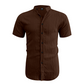 👔 TIJDELIJKE AANBIEDING: 50% KORTING! ✨ Zomerhemd voor heren – Hoge kraag, gestructureerde stof, relaxte pasvorm ☀️