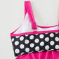Dames Tweedelig Polkadot Zwempak