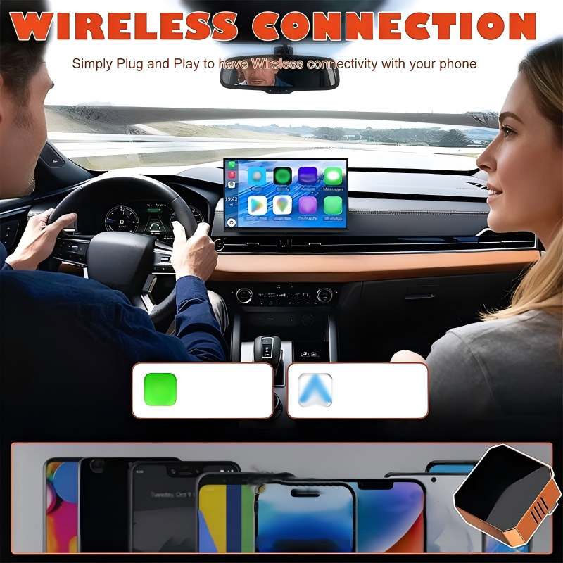 Draadloze adapter voor Android Auto – productafbeelding