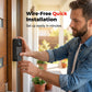 ⚡Slimme videodeurbel met 4,3" scherm – live bewaking & tweerichtingsaudio🏡