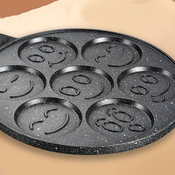 Pannenkoekenpan met Smileyvormen – productafbeelding