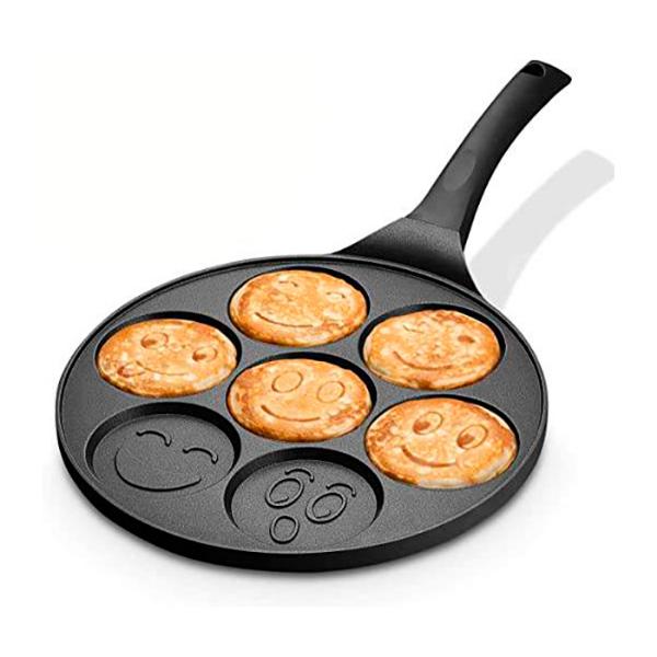 Pannenkoekenpan met Smileyvormen – productafbeelding