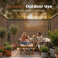 ❄️Zomerfresh 50% Korting!☀️UV-bestendig Schaduwdoek voor Tuin & Terras – Ademend Zonnescherm Net met Versterkte Randen