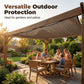 ❄️Zomerfresh 50% Korting!☀️UV-bestendig Schaduwdoek voor Tuin & Terras – Ademend Zonnescherm Net met Versterkte Randen