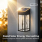 Moderne LED-wandlamp op zonne-energi