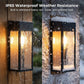 Moderne LED-wandlamp op zonne-energi