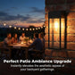 Moderne LED-wandlamp op zonne-energi