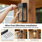 Moderne LED-wandlamp op zonne-energi