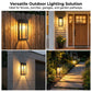 Moderne LED-wandlamp op zonne-energi