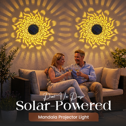 Mandala projectorlamp op zonne-energie