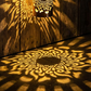 Mandala projectorlamp op zonne-energie