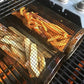 ❄️Zomerfresh 50% Korting!🔥Roterende BBQ Grillmand van RVS – 360° Grillkorf voor Groenten, Friet, Garnalen & Kleine Hapjes