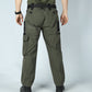 Effen, ademende, waterdichte lange overall voor heren