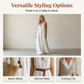 Casual mouwloze maxi-jurk met V-hals voor dames