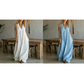 Casual mouwloze maxi-jurk met V-hals voor dames