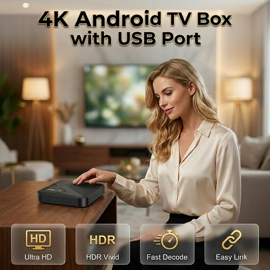 ⏳🔥TIJDELIJKE AANBIEDING: 50% KORTING! Android TV-box met Bluetooth
