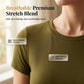 Set bestaande uit een damesshirt met korte mouwen en een midi-rok met split