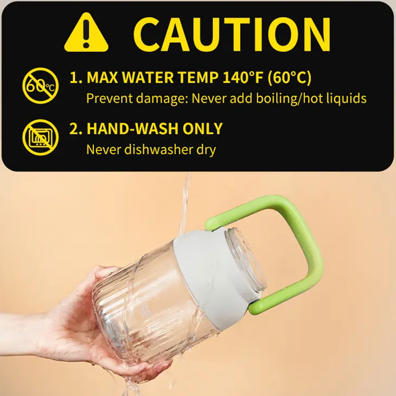 Draagbare blender met digitaal display – productafbeelding