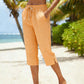 💞 PLUS DE 50 000 EXEMPLAIRES VENDUS !   – Pantalon capri coton-lin de haute qualité à motif carreaux classique – Parfait pour le printemps & l'été !