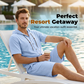 ☀️ Lichtgewicht Heren Zomerset met Capuchon｜✨ Casual Overhemd en Short voor Vakantie en Vrije Tijd