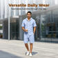 ☀️ Lichtgewicht Heren Zomerset met Capuchon｜✨ Casual Overhemd en Short voor Vakantie en Vrije Tijd