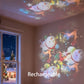 Dynamisch roterende LED-projectorlamp
