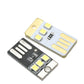 Mini draagbaar USB-LED-nachtlampj