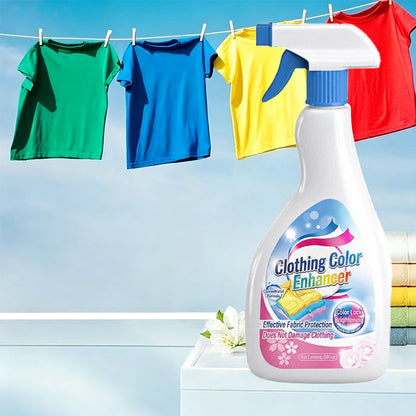 Kleurherstellende spray voor kledin
