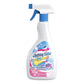 Kleurherstellende spray voor kledin