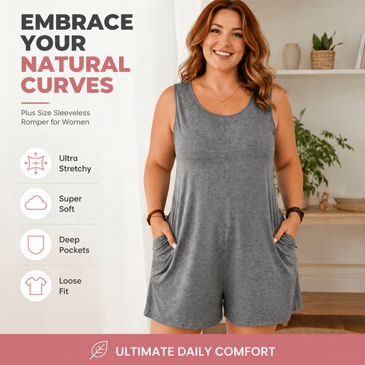 🔥 50% KORTING 💃 Plus Size Jumpsuit – Zacht, luchtig & flatterend zonder strak gevoel ✨
