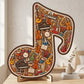 ⏰🎁Houten puzzel met muzieknoten